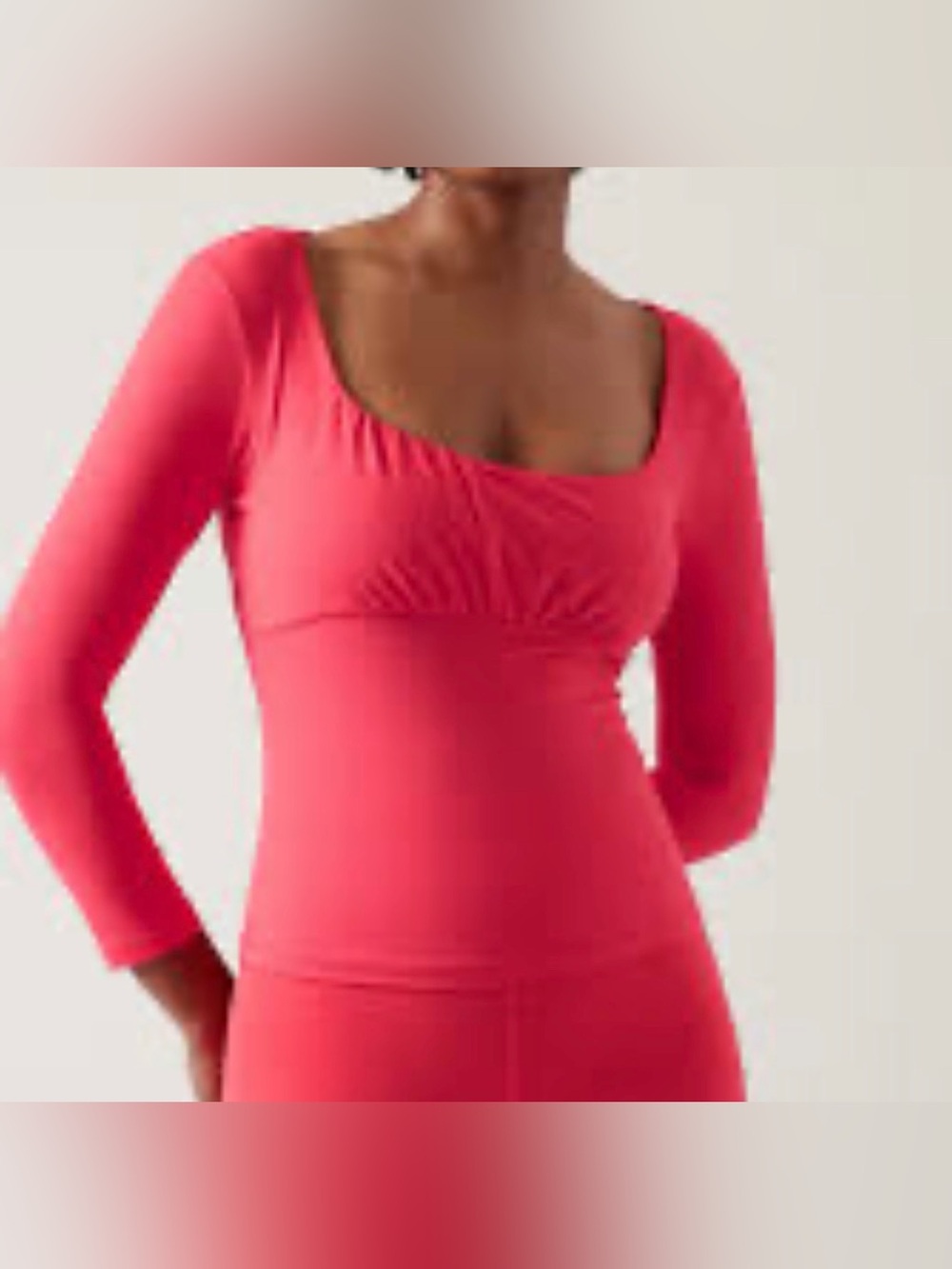 ATHLETA shanti scoop top